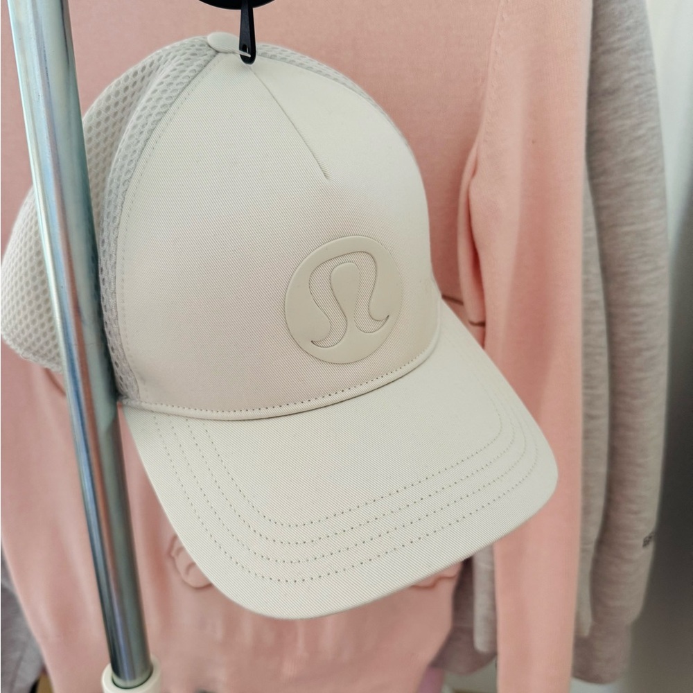 Brand New Lululemon Cream Trucker Hat